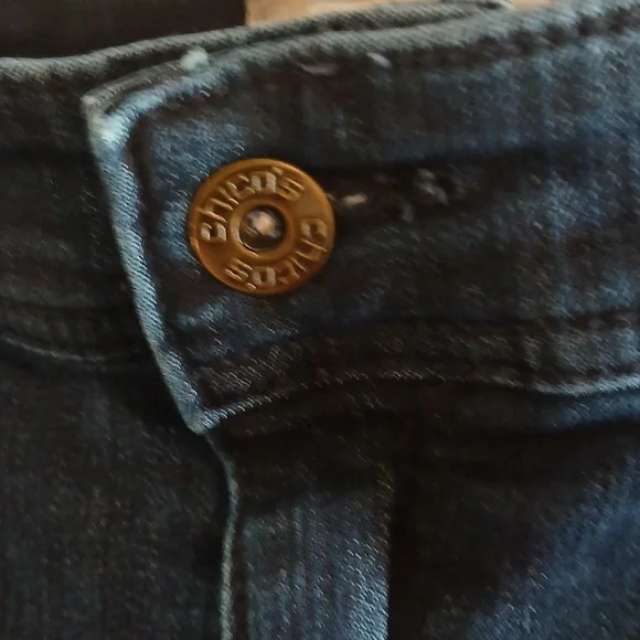 Chico's Dark Blue Ankle Jeans 1.5 US SIZE 10 OR MEDIUM - Picture 5 of 11